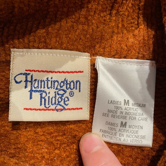 Vintage Grandpa Knit Sweater Autumn Colours - Picture 3 of 6